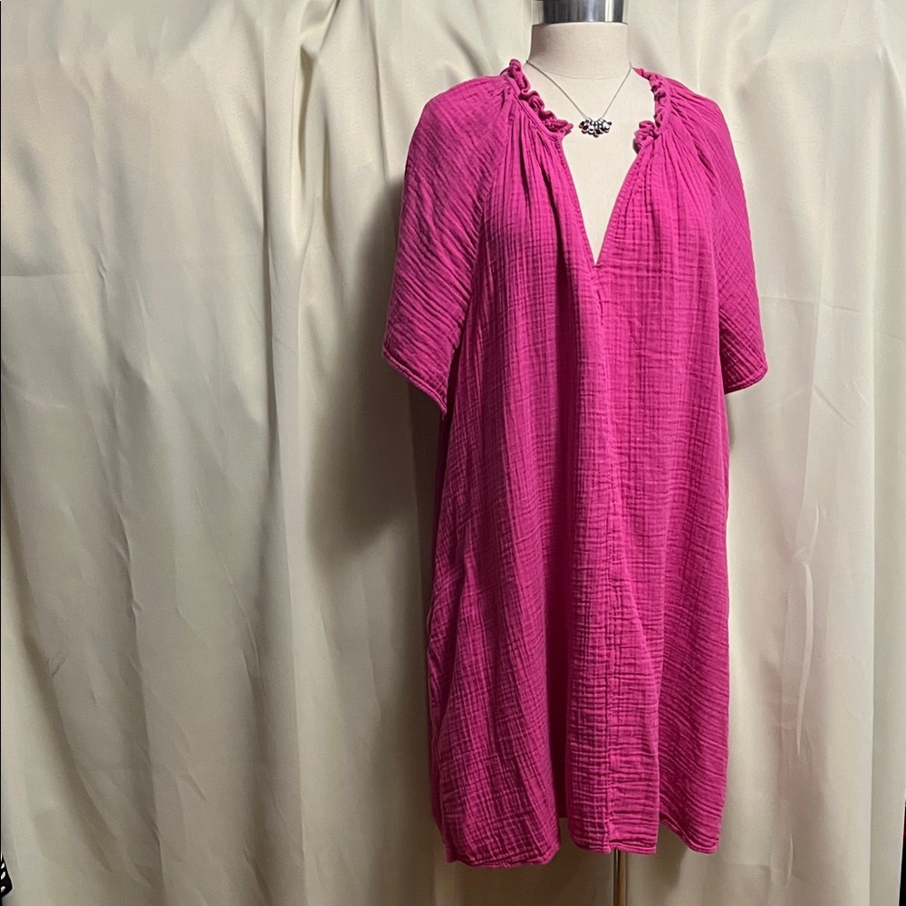 Old Navy Fuchsia Aline dress